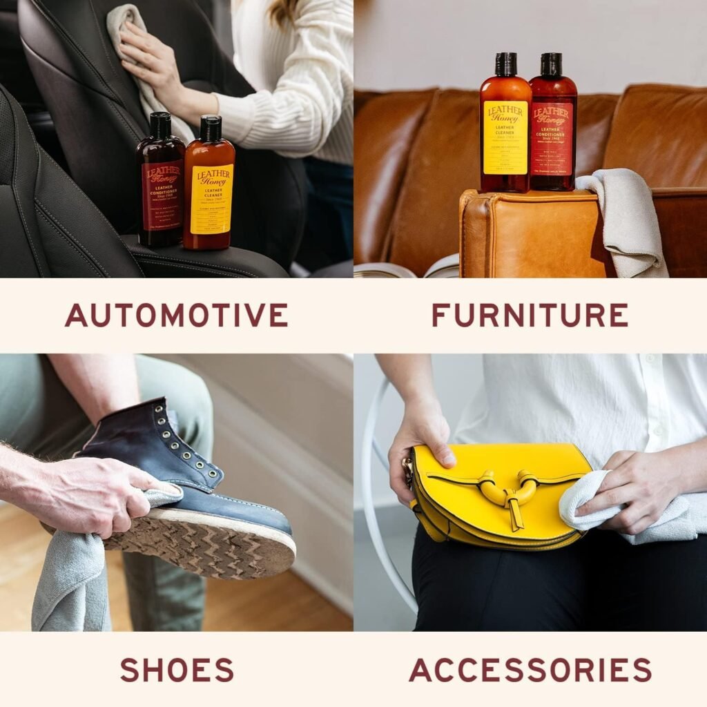 Leather Cleaner & Conditioner Set (8oz) - Image 3