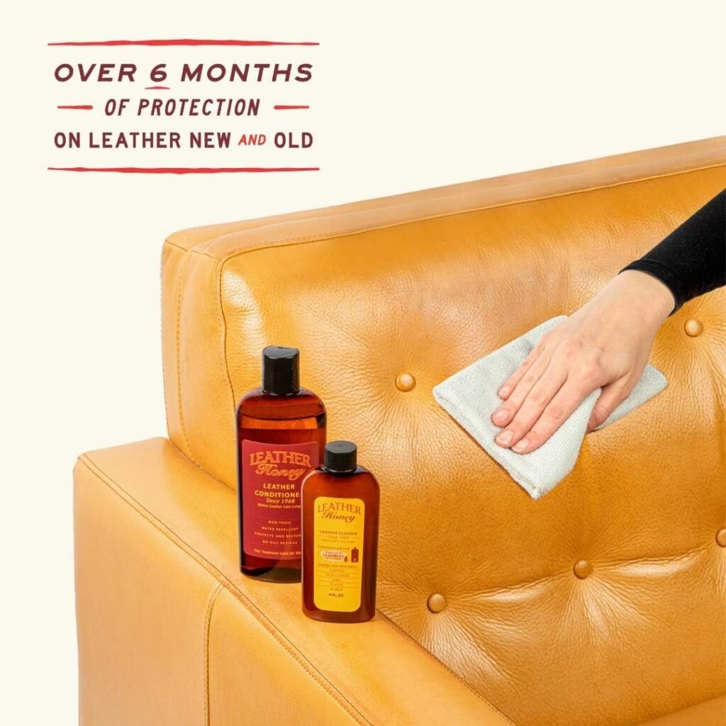 Leather Cleaner & Conditioner Set (8oz) - Image 4