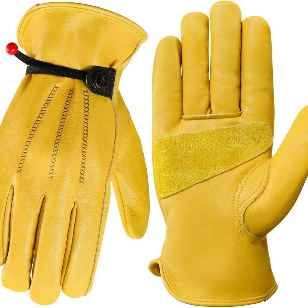 Leather Work Gloves for Men & Women