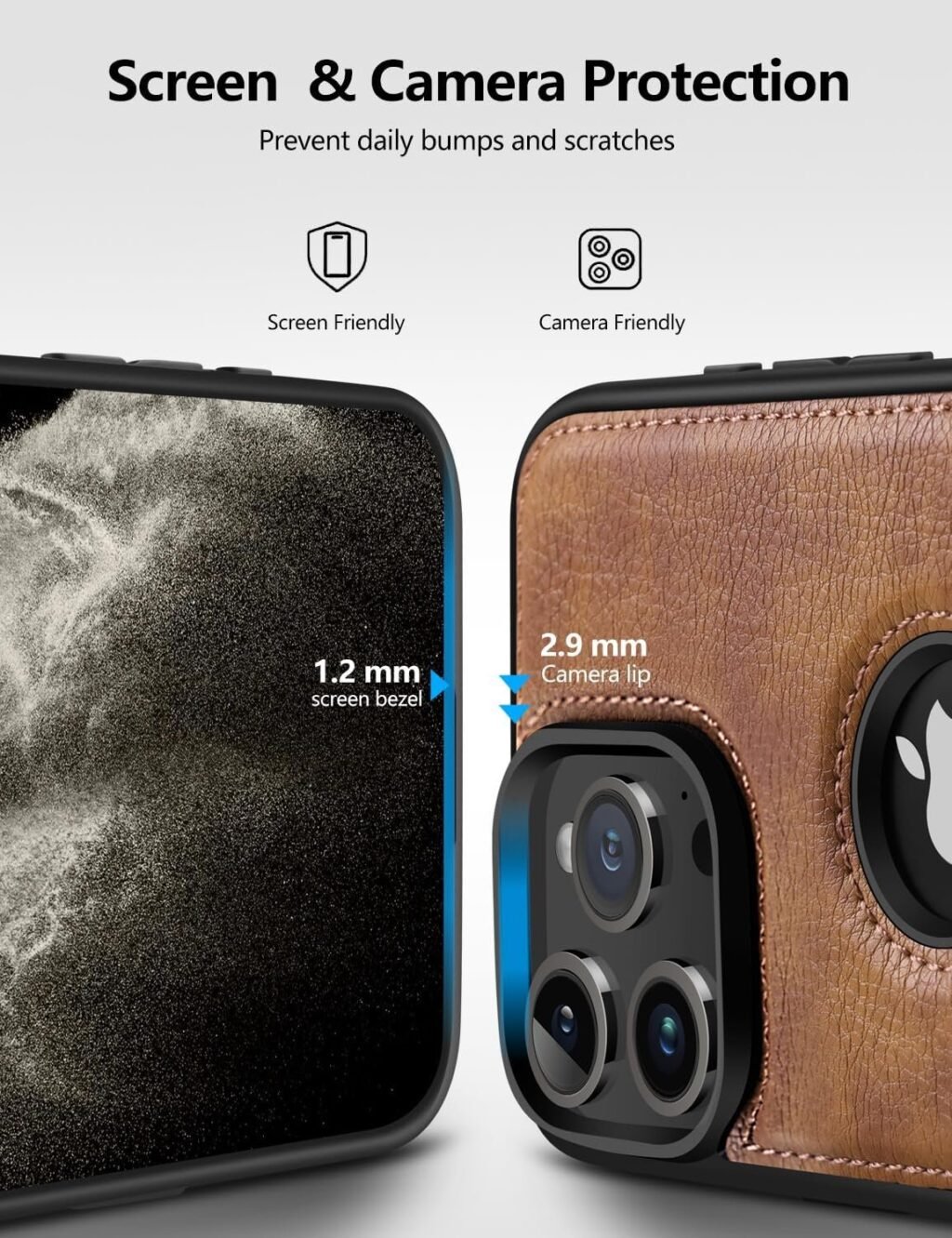 Magnetic Leather iPhone 16 Pro Case - Image 3